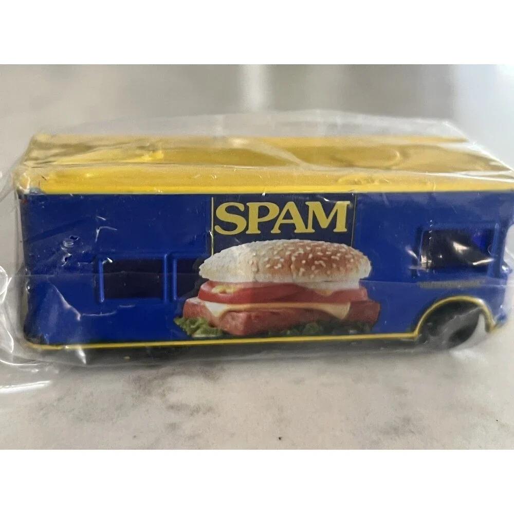 2002 The Spammobile Spam Diecast Toy Truck Hormel Promo Van, Mint in Mailer Bag!